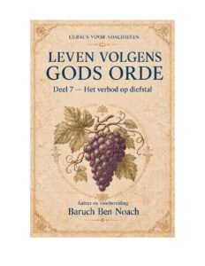 Omslag van deel 7: Het verbod op diefstal